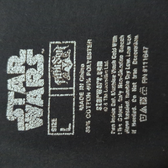 Star Wars Long Sleeve Graphic Tee Size L - Picture 4 of 4